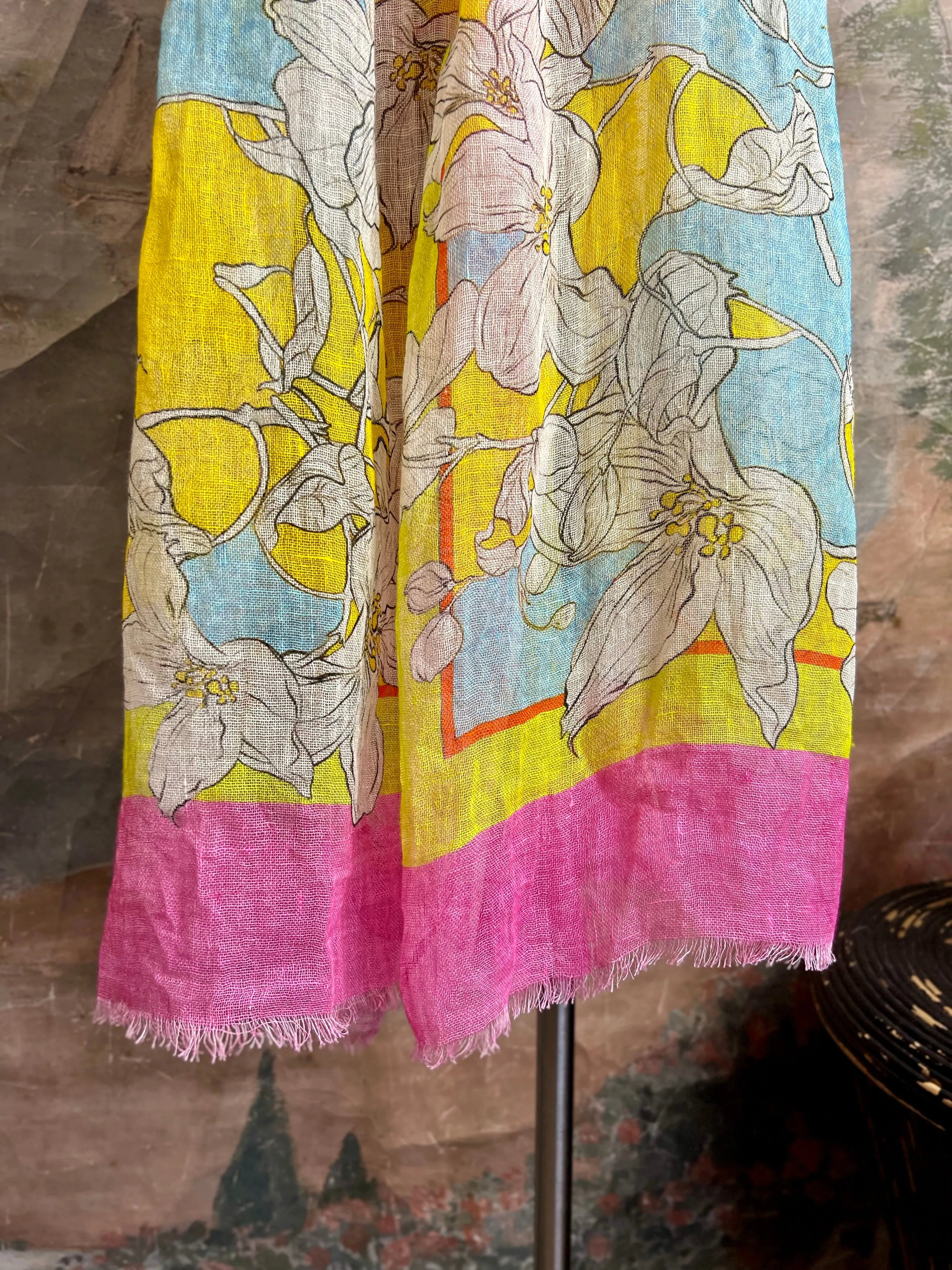 1.21 Poetic Linen Scarfs- #4 VIVIAN