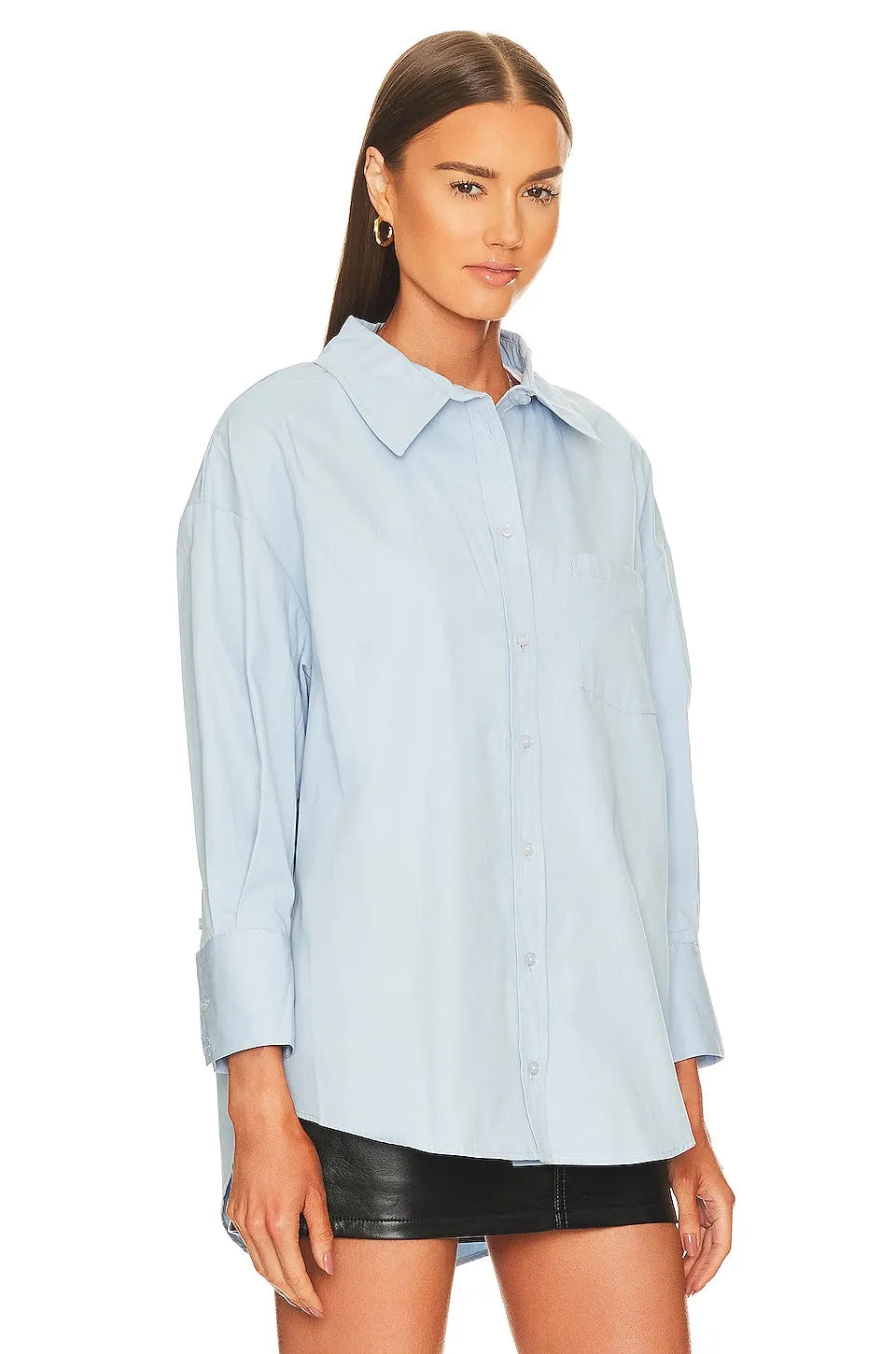 ANINE BING Mika shirt, blue