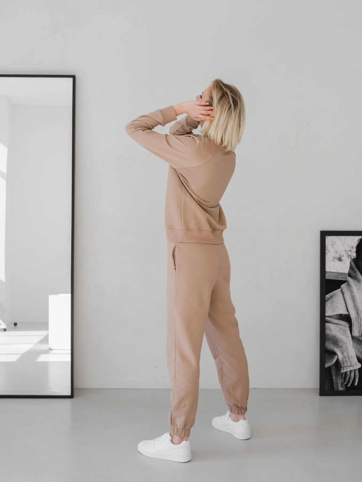 Beige Joggers for Fall & Winter