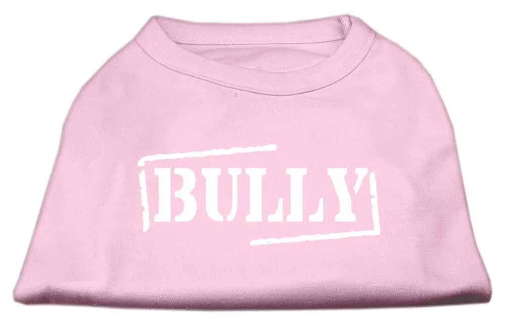 Bully Screen Printed Shirt  Light Pink Sm (10)