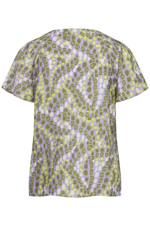 b.young Byibano Blouse Orchid Bloom