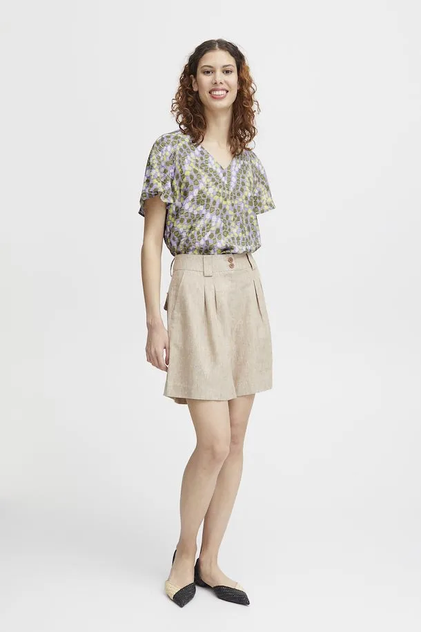 b.young Byibano Blouse Orchid Bloom
