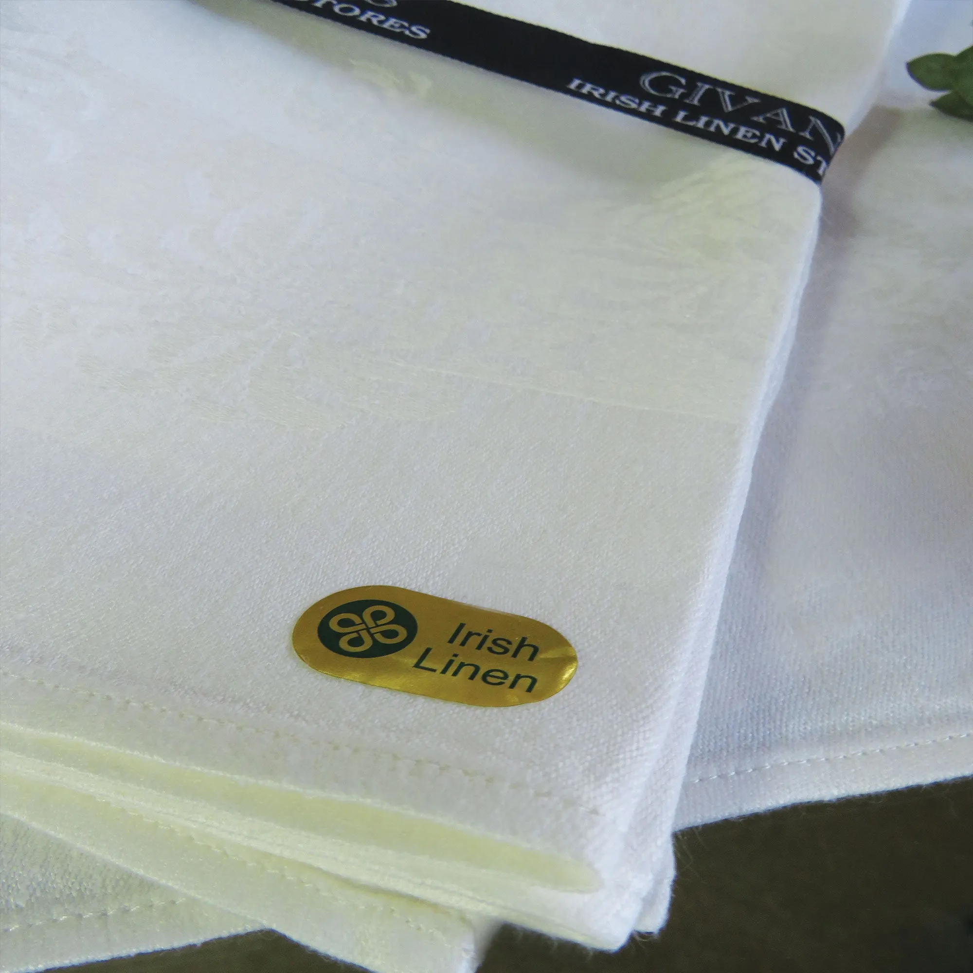 Chrysanthemum Double Damask Irish Linen Napkin