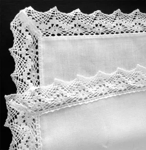 Classic Irish Linen Lace Placemat Set