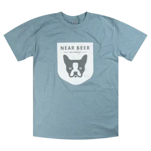 Dog Face Stonewash Denim T-Shirt