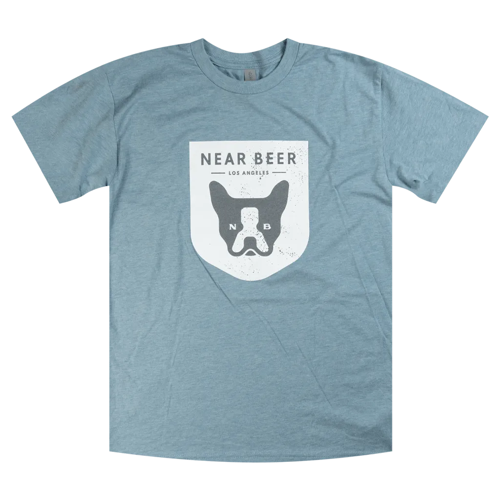 Dog Face Stonewash Denim T-Shirt