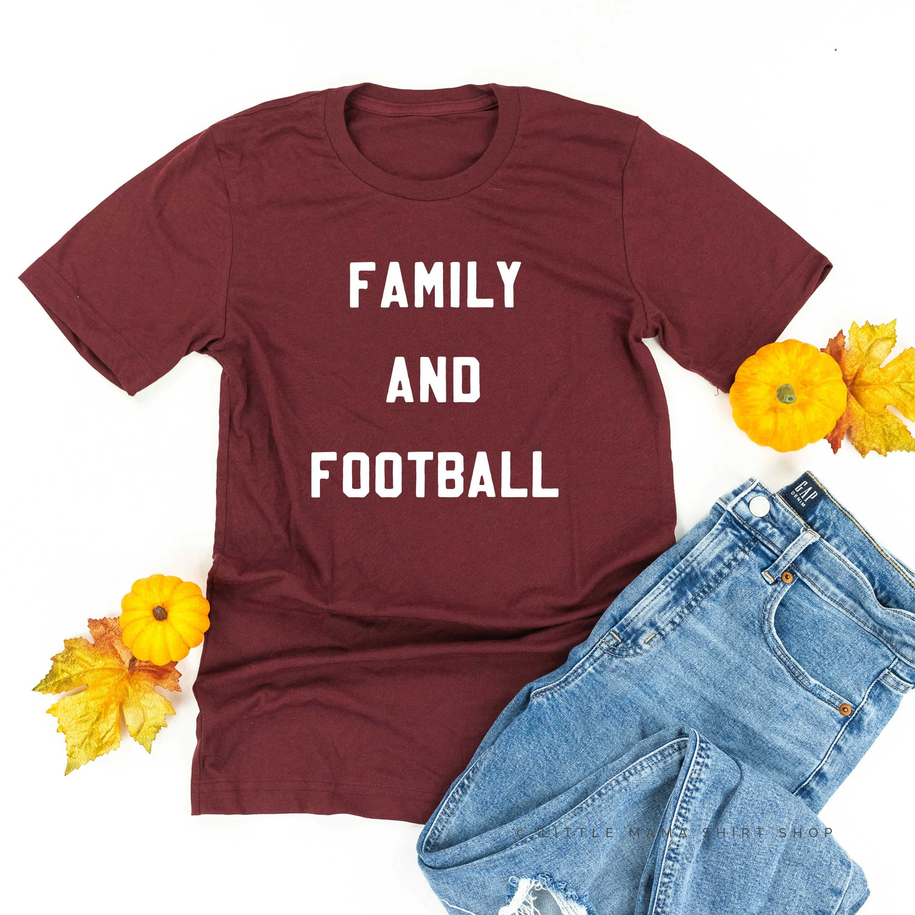 Family and Football  - Unisex Tee
