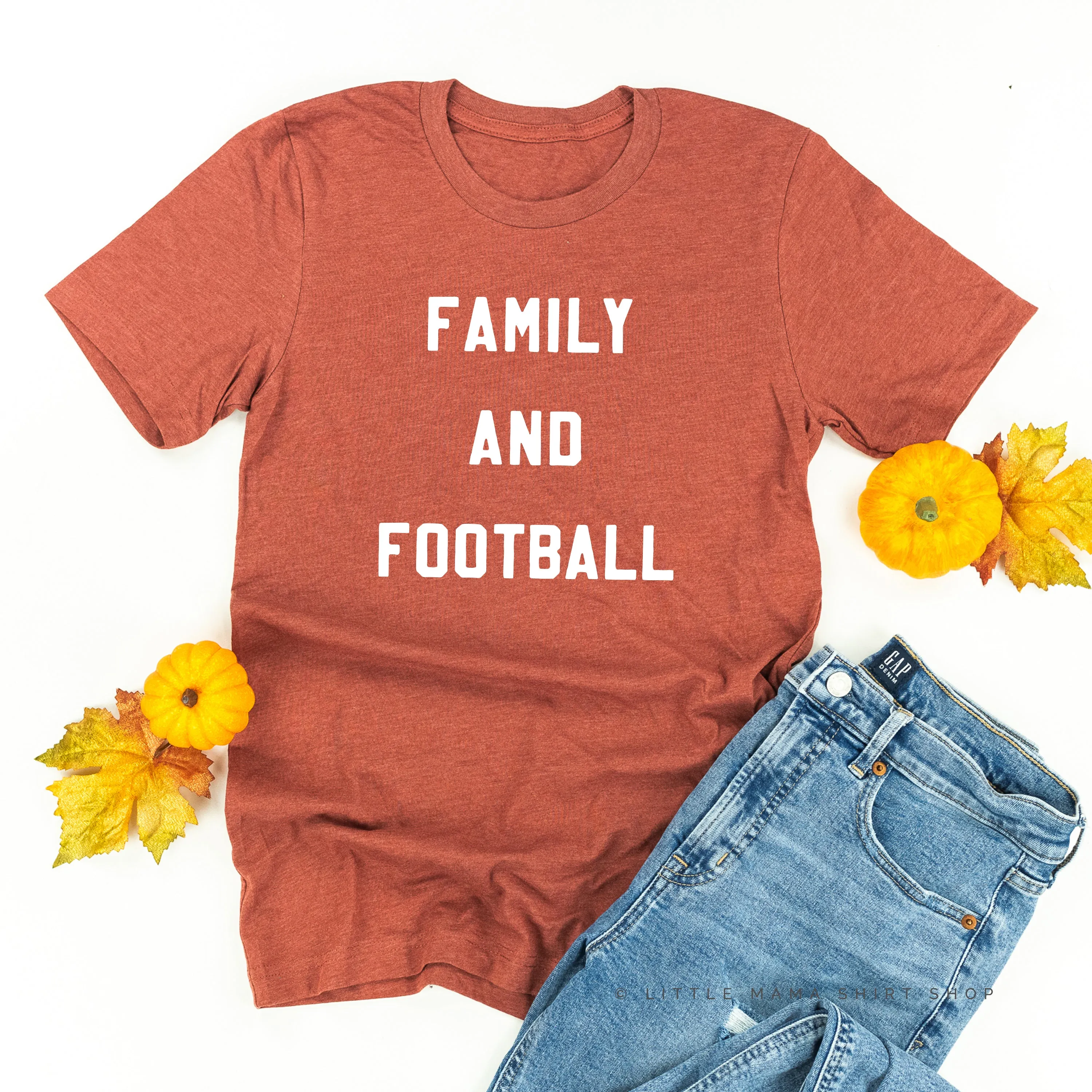 Family and Football  - Unisex Tee