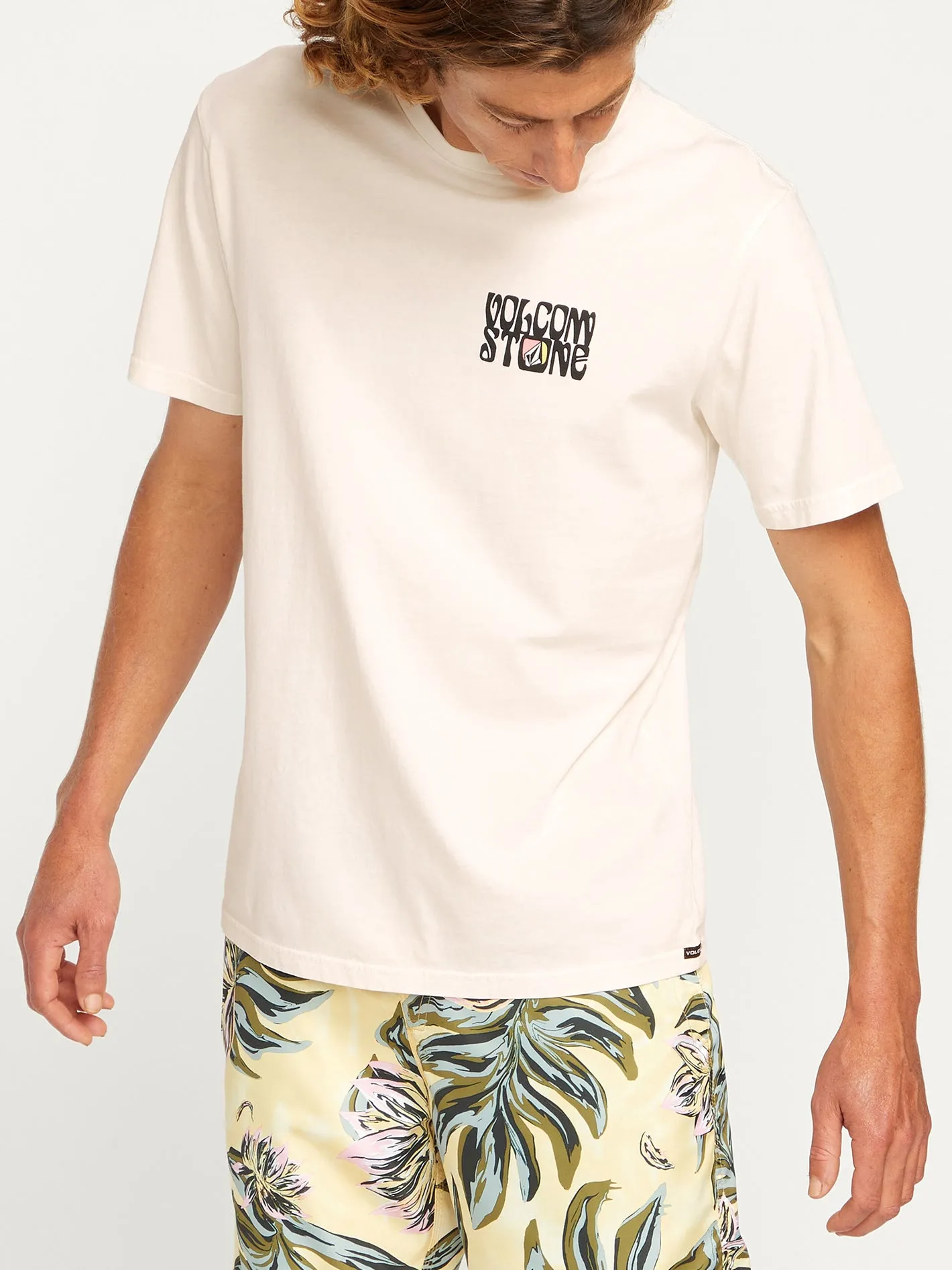 Feline Short Sleeve Tee - Cream