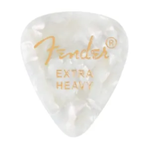 Fender White Moto Extra Heavy 4 Pack (48) Bundle