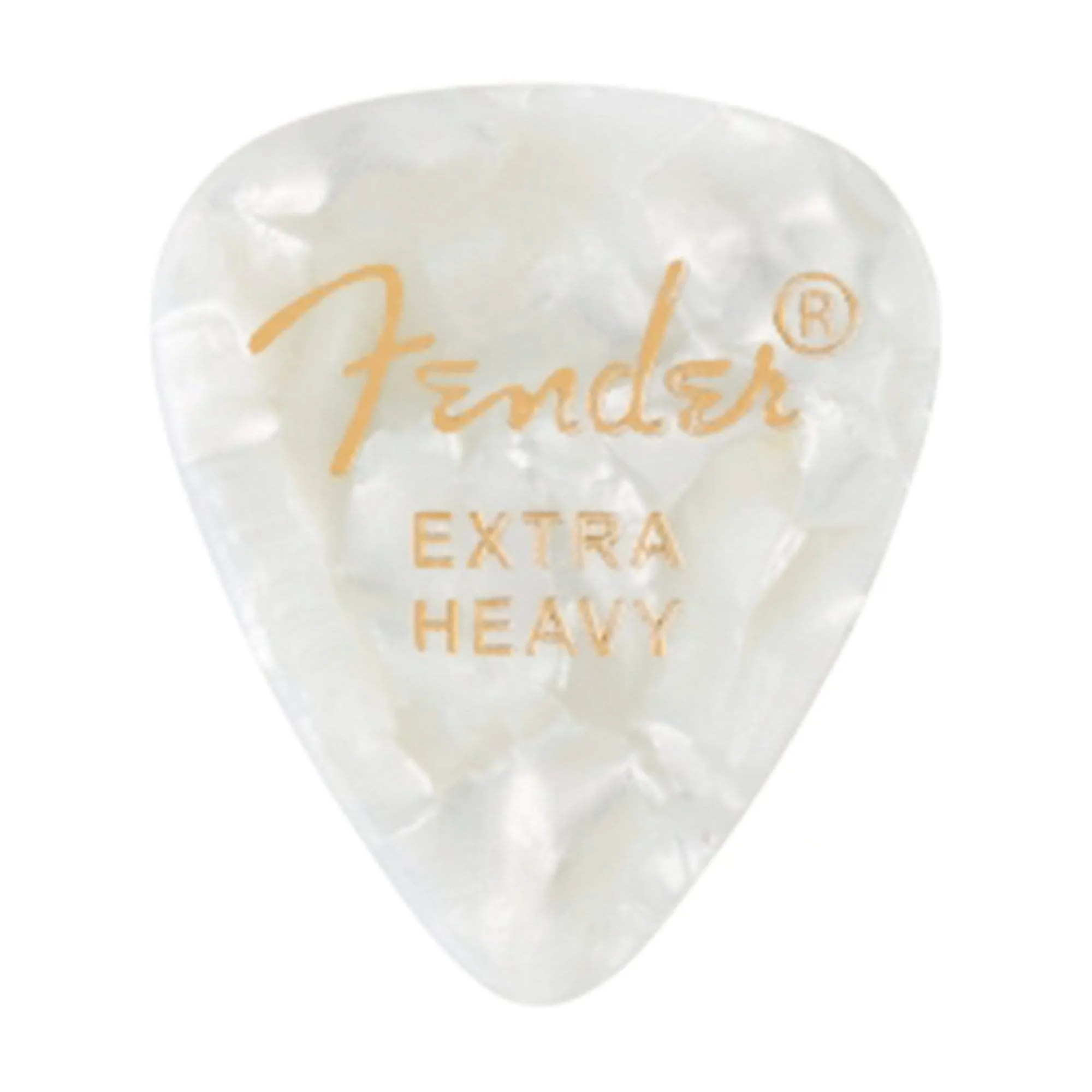 Fender White Moto Extra Heavy 4 Pack (48) Bundle