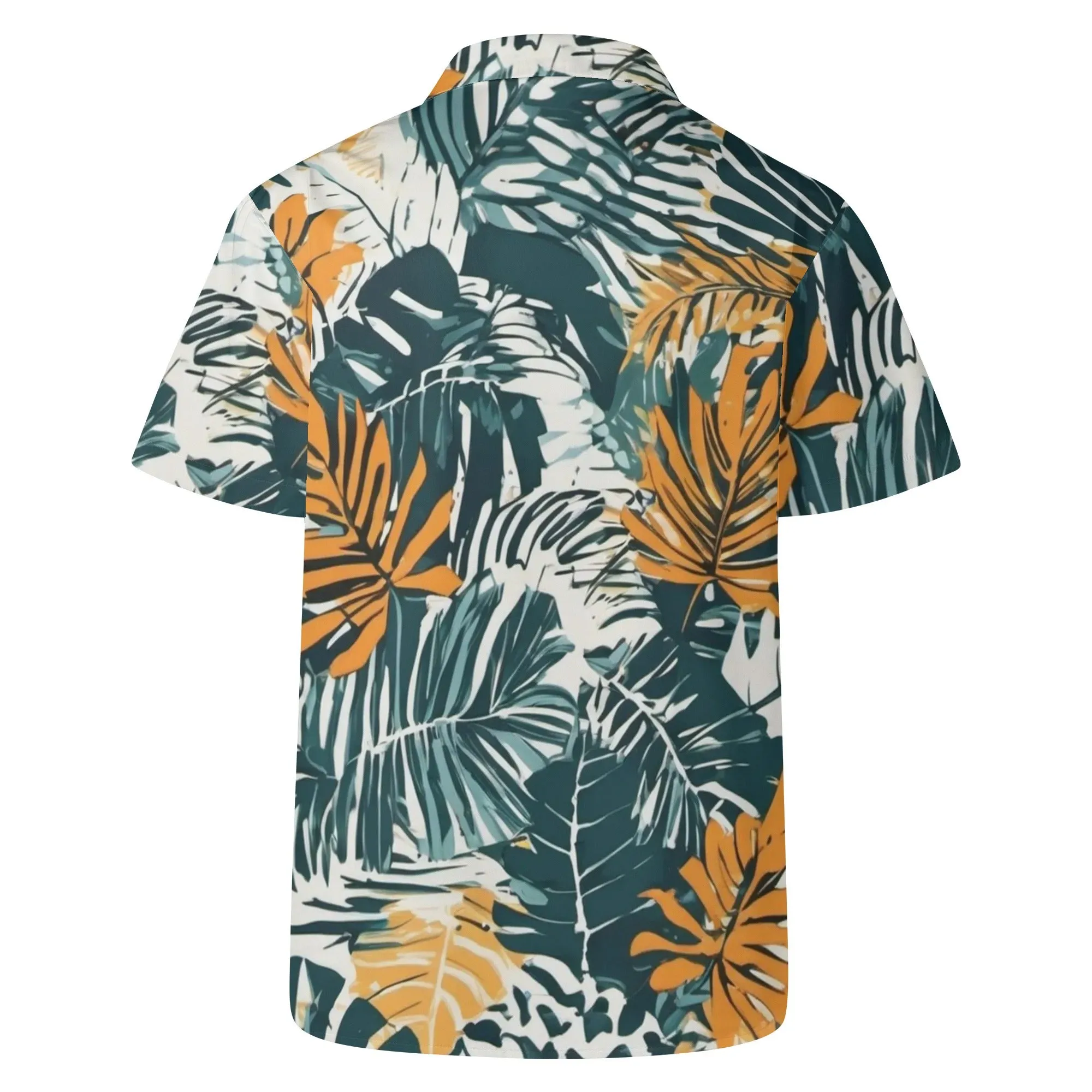 Jungle Voyage Mens Casual Hawaiian Shirt