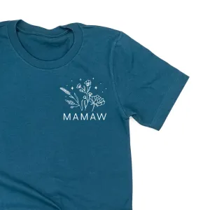 MAMAW - Bouquet - Pocket Size ﻿- Unisex Tee