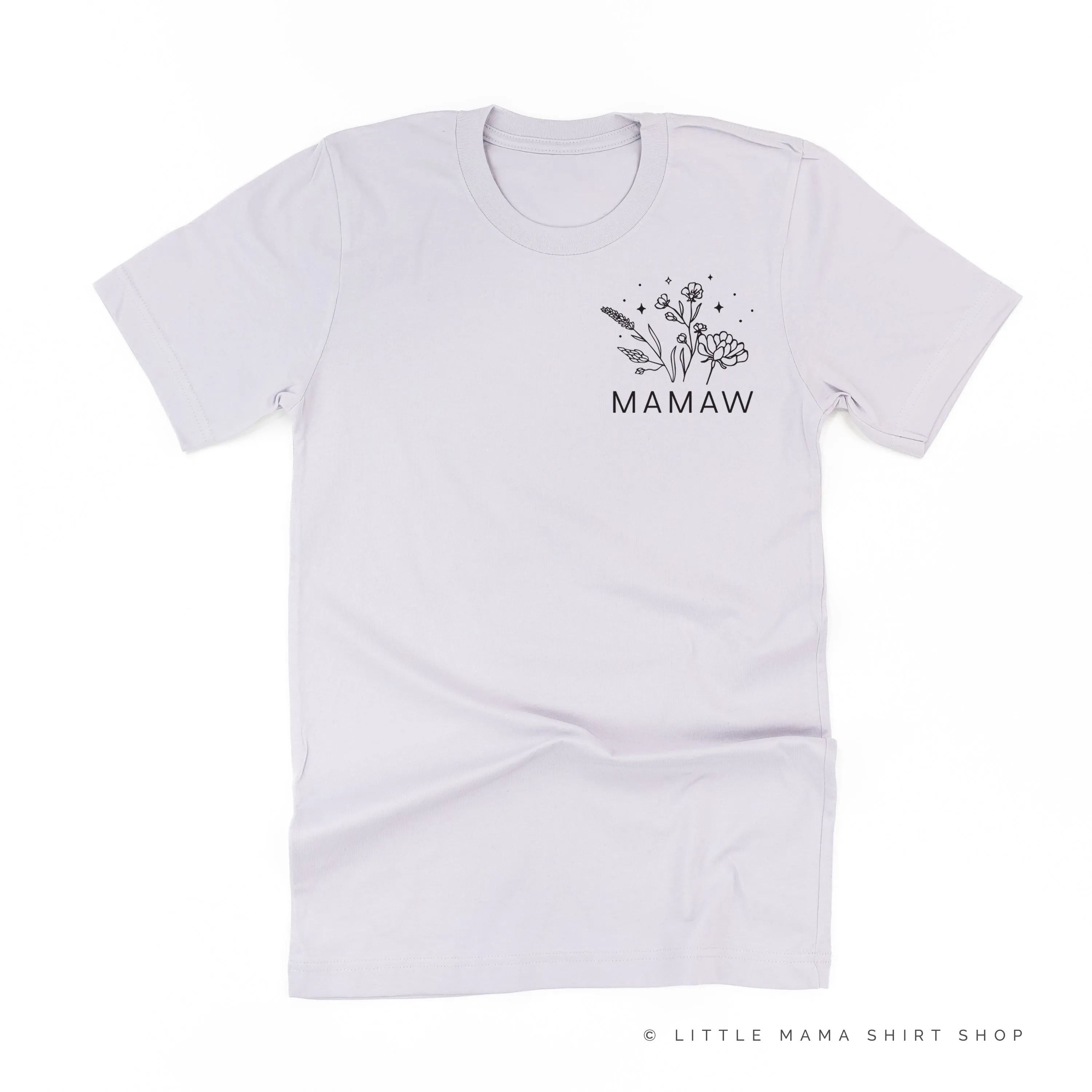MAMAW - Bouquet - Pocket Size ﻿- Unisex Tee