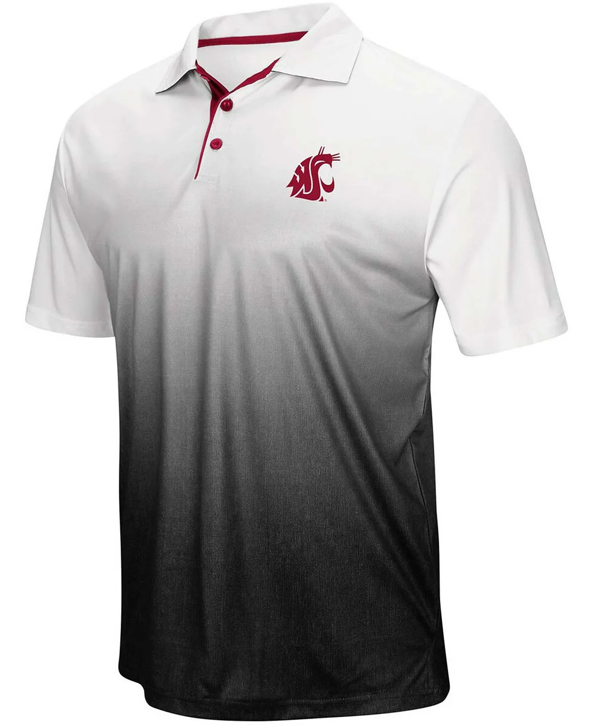 Men's Gray Logo Polo Shirt Washington State Cougars Magic Team Colosseum, Gray