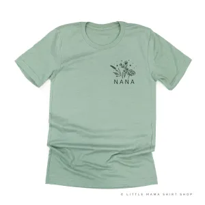 NANA - Bouquet - Pocket Size ﻿- Unisex Tee