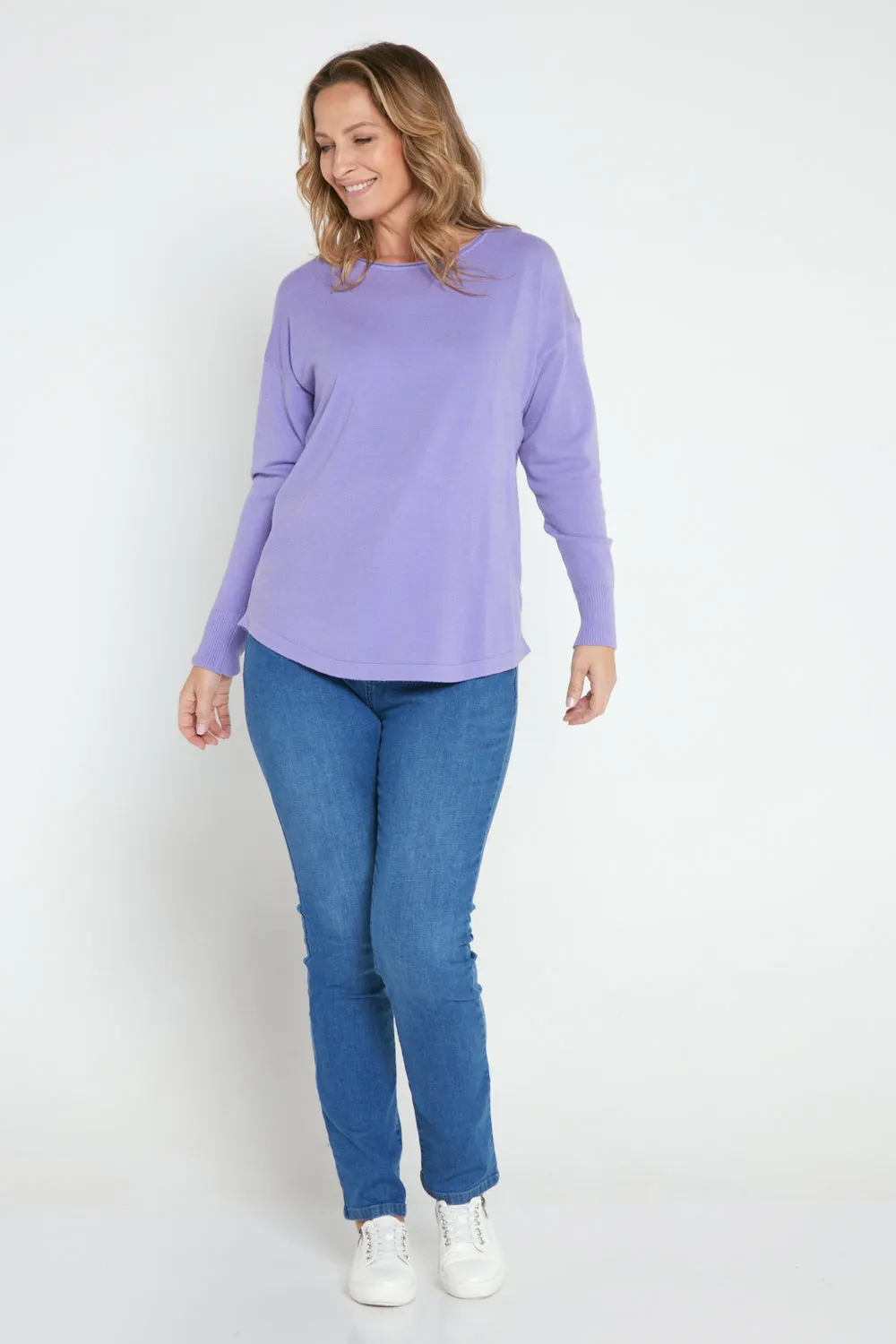 Nola Knit Jumper - Lavender