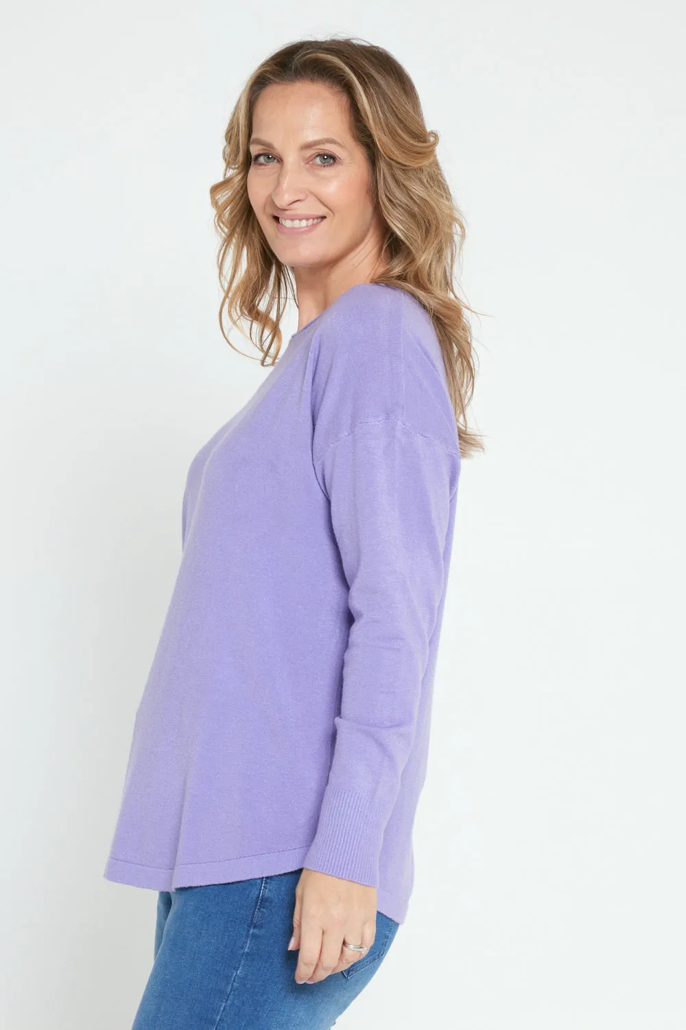 Nola Knit Jumper - Lavender