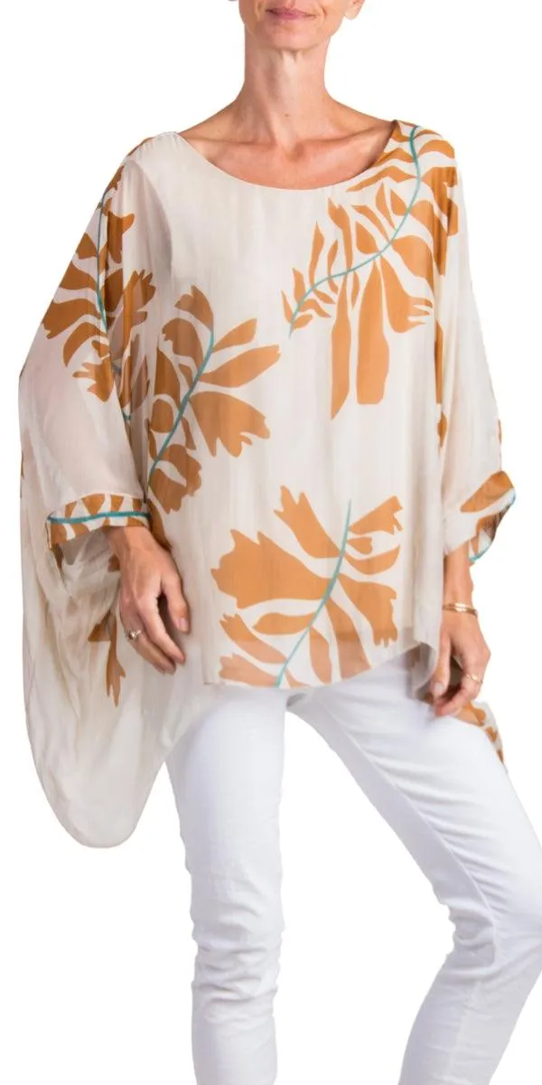 Seta Foglia Kaftan