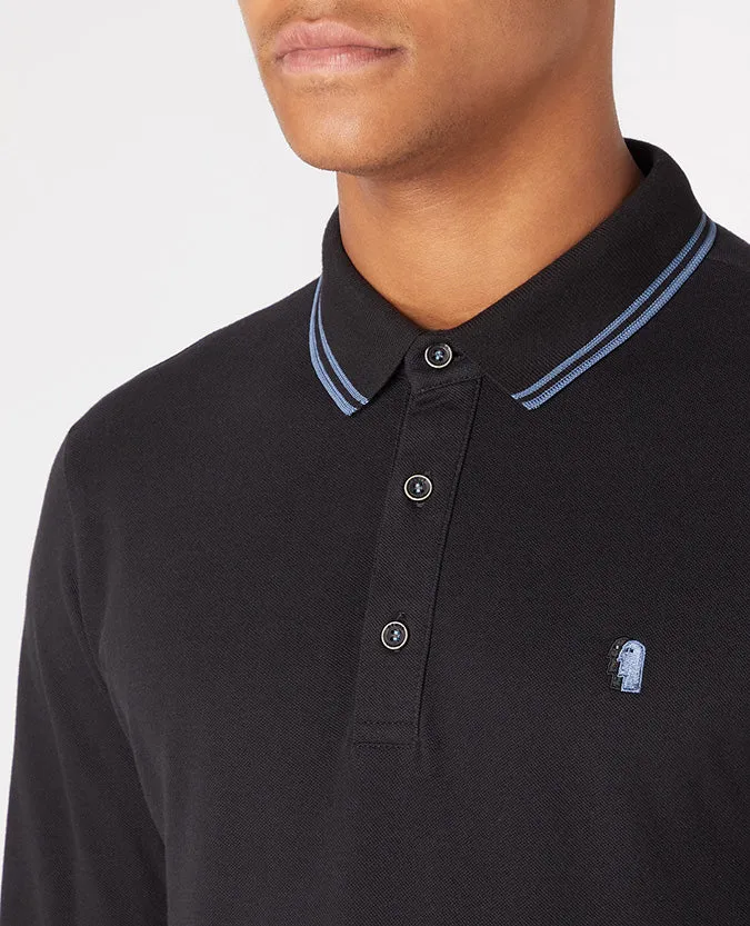 Slim Fit Cotton-Stretch Pique Polo Shirt