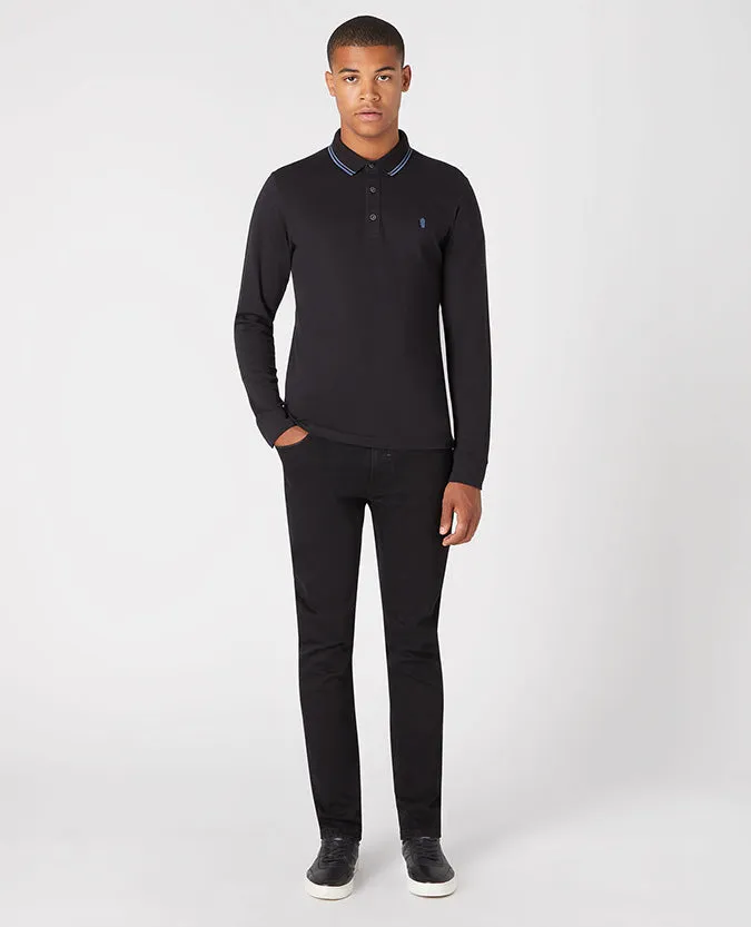 Slim Fit Cotton-Stretch Pique Polo Shirt