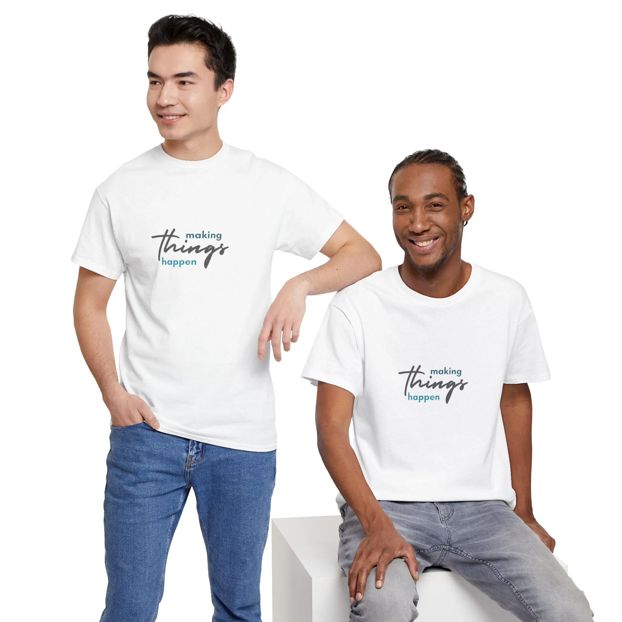 Unisex Heavy Cotton Tee- Making Things Happen