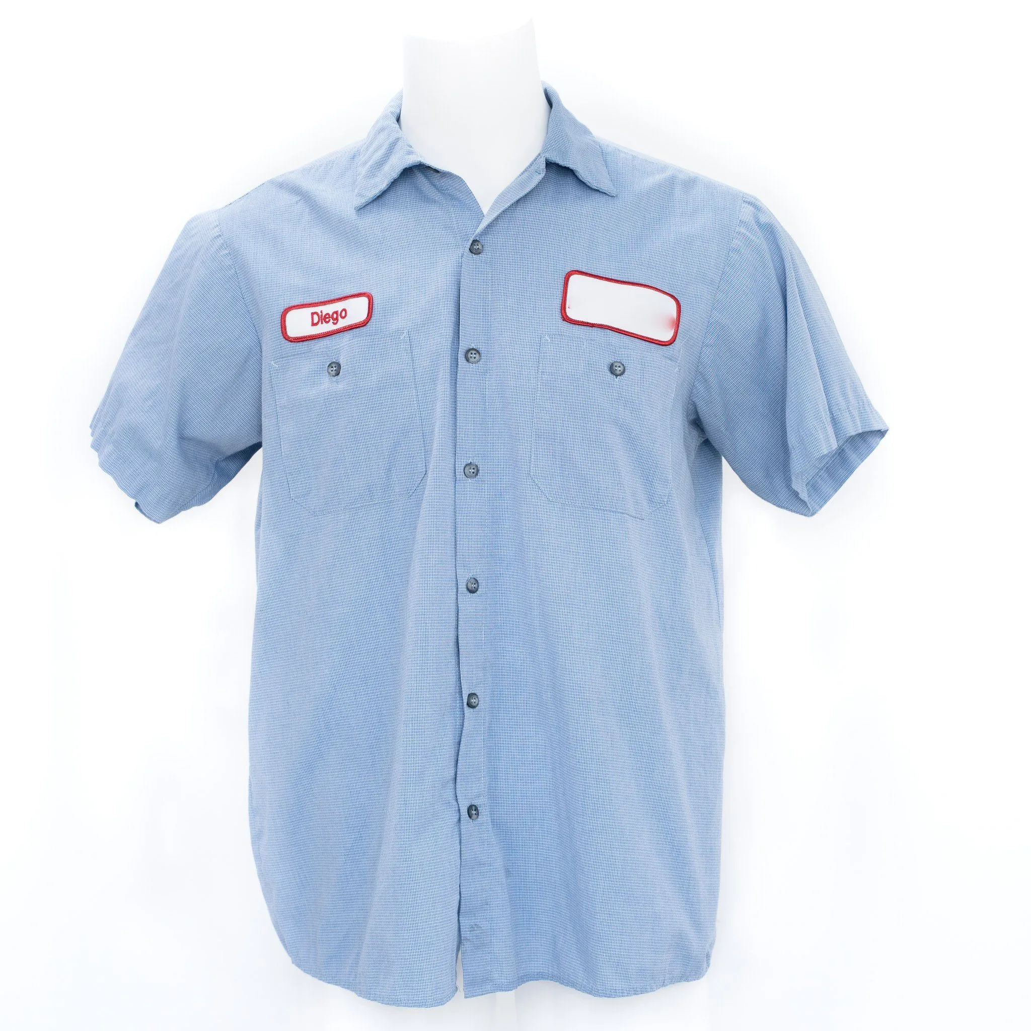 Used Standard MicroCheck Work Shirt - Short Sleeve