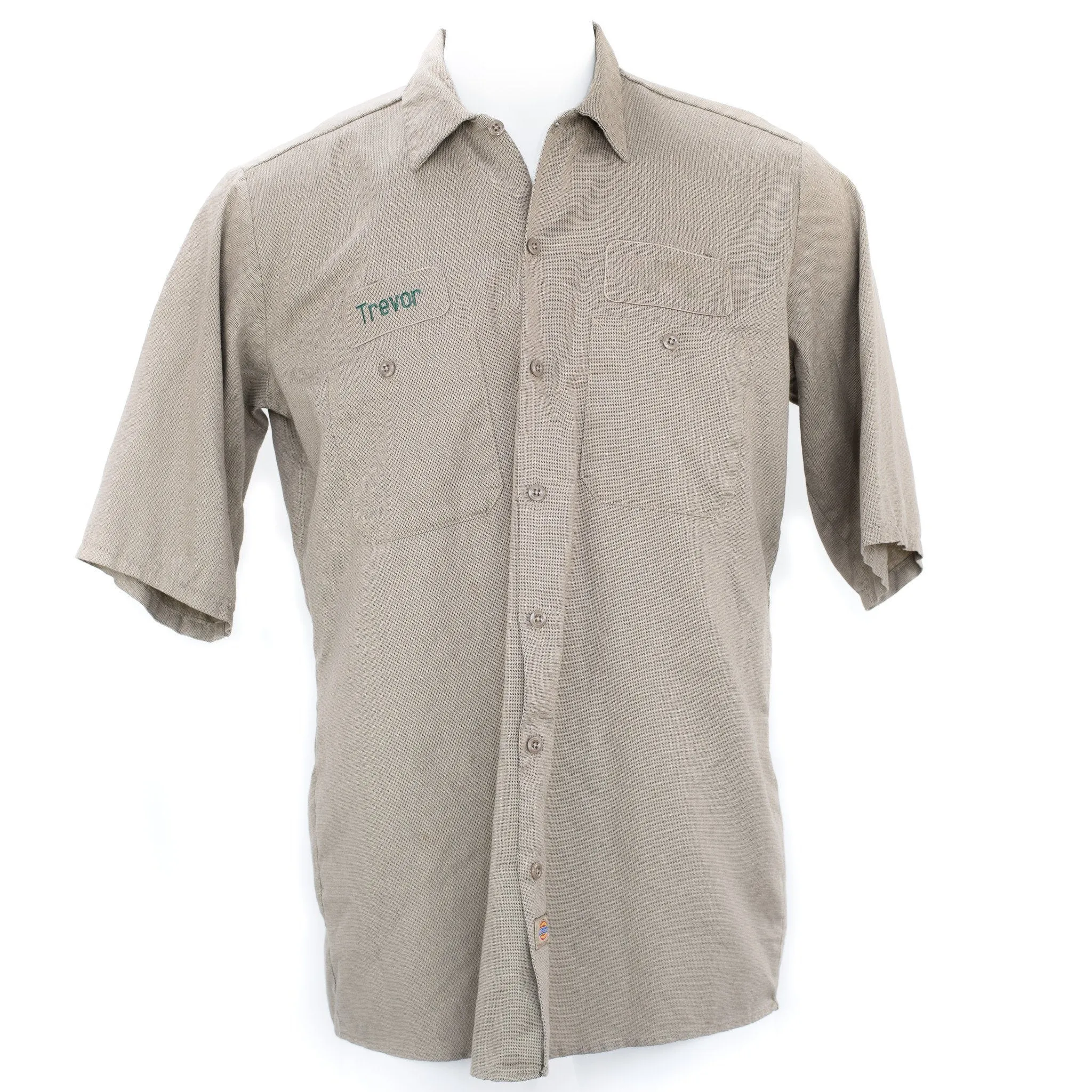 Used Standard MicroCheck Work Shirt - Short Sleeve