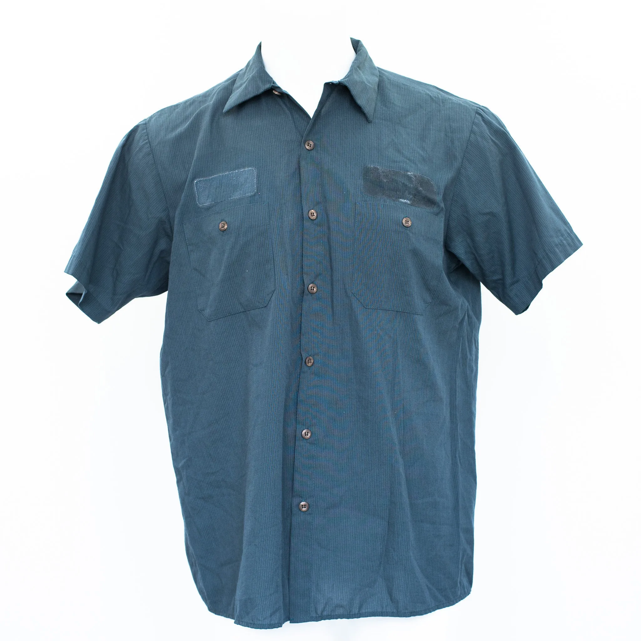 Used Standard MicroCheck Work Shirt - Short Sleeve