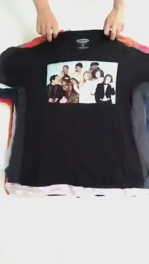 Vintage Printed T-Shirts 40 Pieces