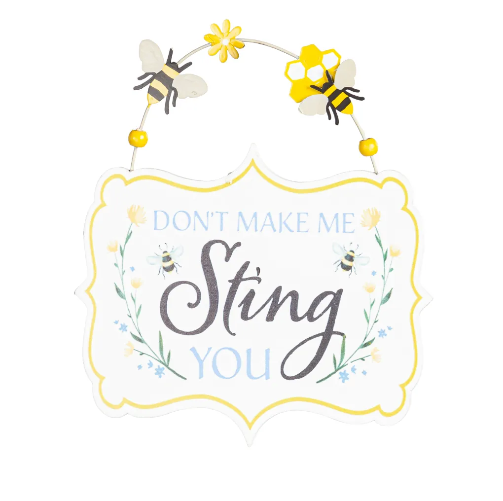 Wood Bee Sign - 6 Styles