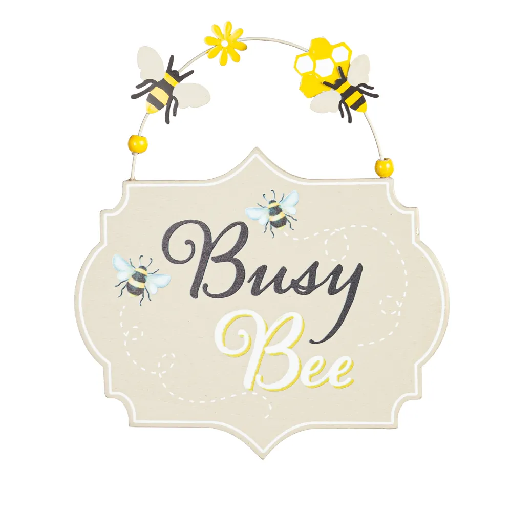 Wood Bee Sign - 6 Styles