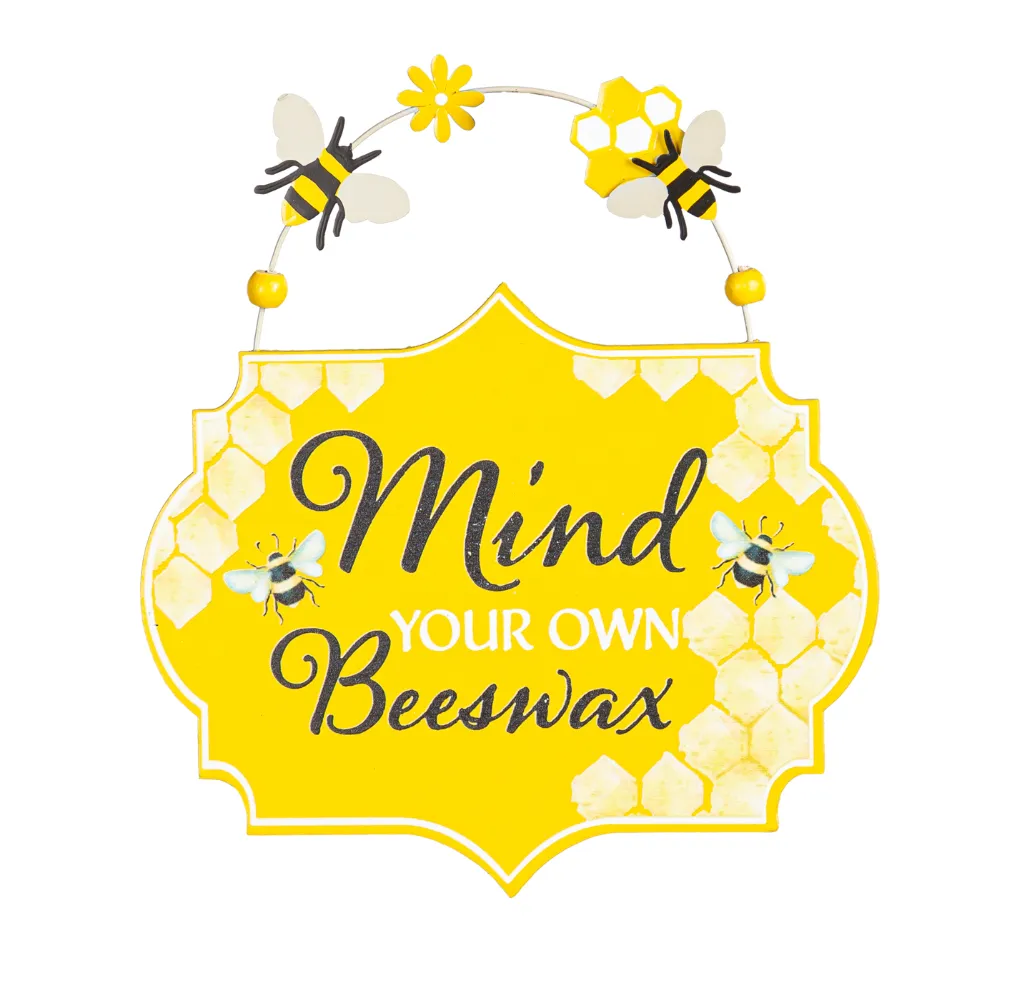 Wood Bee Sign - 6 Styles